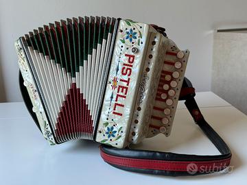Organetto diatonico abruzzese artigianale PISTELLI