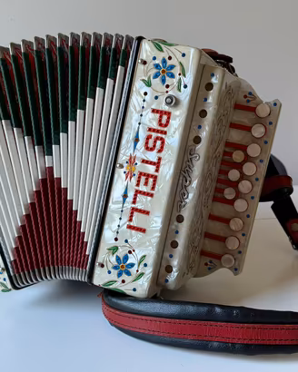 Organetto diatonico abruzzese artigianale PISTELLI