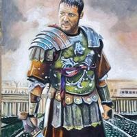 Dipinto Gladiatore 
