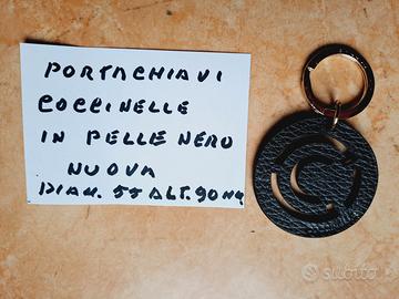 Portachiavi Coccinelle C-Me in pelle martellata ne