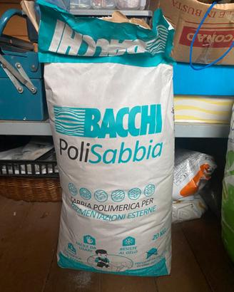 Sacco sabbia polimerica kg 20 aperto ma non usato