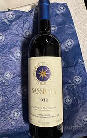 Sassicaia anno 2012