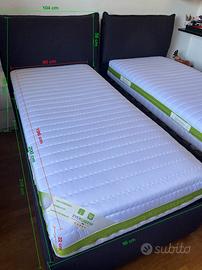 2 letti contenitore singoli Ikea