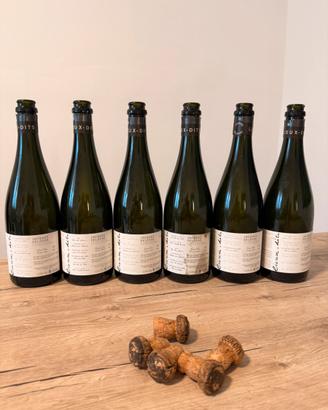 6 bottiglie vuote Selosse Lieux dits