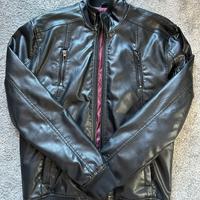 Clayton | Bomber in similpelle | Nero | Taglia L