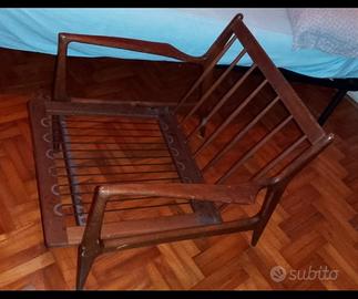 poltrona  vintage design modernariato anni 60