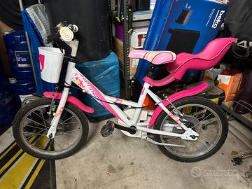 Bici bambina ruote 16 unicorno