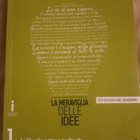 Libro filosofia " LA MERAVIGLIA DELLE IDEE" 1