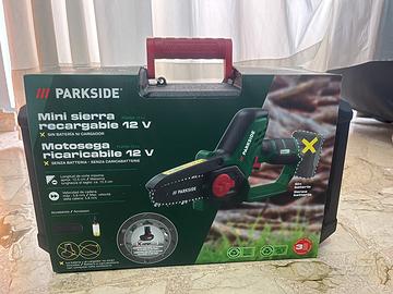 Mini motosega ricaricabile a batteria 12V PARKSIDE