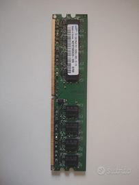 Memoria RAM  Samsung 1gb DDR2