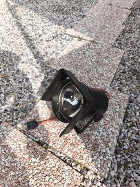 Faretto Vintage stile teatrale industriale nero 