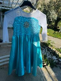 Vestito carnevale frozen elsa