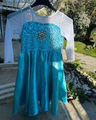 Vestito carnevale frozen elsa
