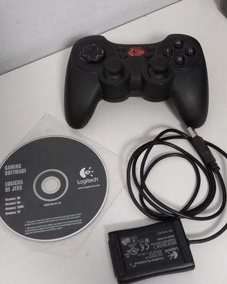 Controller  Logitech Cordless RumblePad 2 +USB +CD