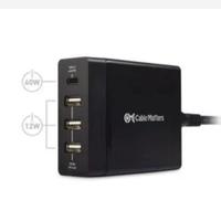 Caricabatterie  72W carica rapido  4 USB 🚀 1 USB-C