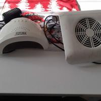 lampada led  , aspiratore per unghie