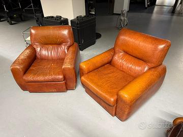 Coppia di poltrone vintage
