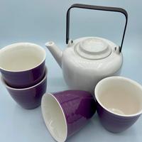 Teiera e 4 tazze thun