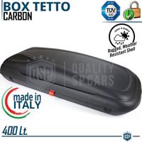Box Tetto Auto Baule da Viaggio 400LT OMOLOGATO