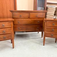 NUOVO GRUPPO NOTTE A SPILLO DI 100% LEGNO MASSELLO