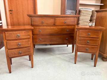 NUOVO GRUPPO NOTTE A SPILLO DI 100% LEGNO MASSELLO