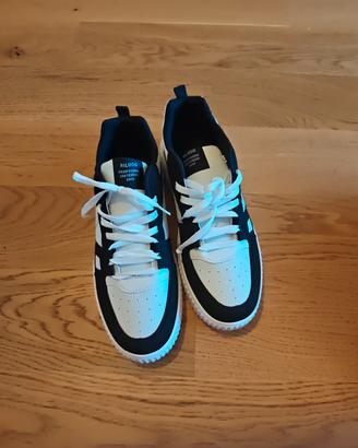 scarpe uomo bianche e nere 