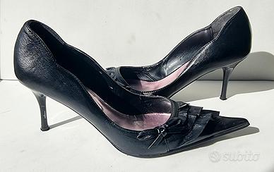Décolleté scarpi Bata con tacco,Vera pelle 38