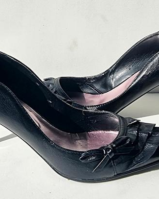 Décolleté scarpi Bata con tacco,Vera pelle 38
