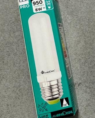 Lampadina Led Marino Cristal T28LED 8 EVO 8w 3000k