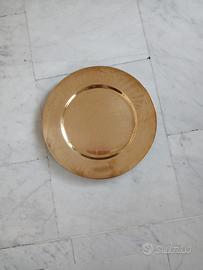 sottopiatti in Silver dorati