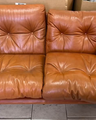 Divano e due poltrone vintage