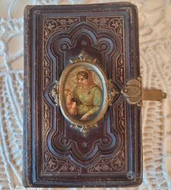 Antico libro di preghiera fine 800