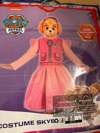 Vestito carnevale bambina età 3+ paw patrol Skye