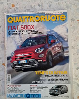 QUATTRORUOTE  Febbraio 2015 - Fiat 500X - Smart