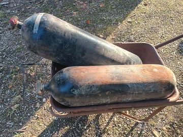 2 bombole auto marca Faber  e componenti impianto 