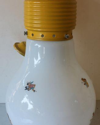 Lampadario a forma di grande lampadina - anni 70