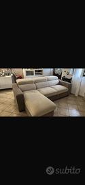 Divano letto con chaise longe