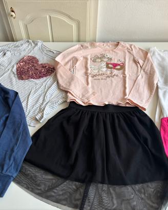 Set abbigliamento primavera estate bambina 8/9 ann
