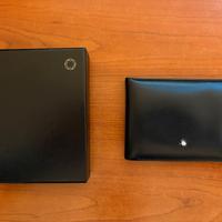 Portafoglio Montblanc in pelle nera Meisterstück