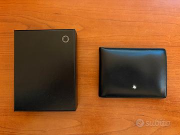 Portafoglio Montblanc in pelle nera Meisterstück