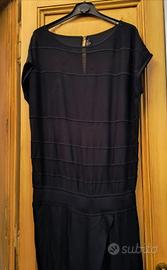 Tuta elegante nera Luisa Spagnoli