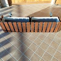 fioriera in legno 