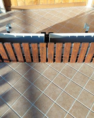 fioriera in legno 