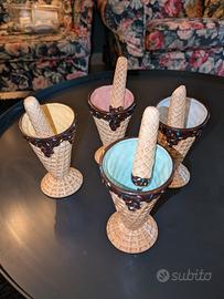 Coppe per gelato in ceramica 