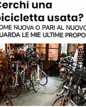 4 City bike 28 Pari al Nuovo per uomo e donna 