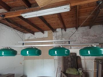 lampada da bigliardo con accessori 