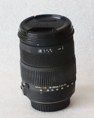 Sigma 18-200 F/3.5-6.3 DC OS per Canon EF EF-s