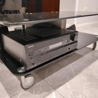 Porta TV in vetro cristallo