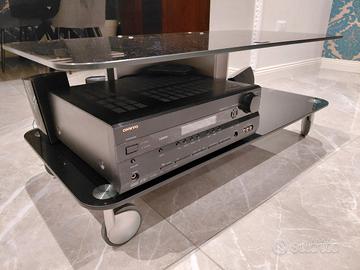 Porta TV in vetro cristallo