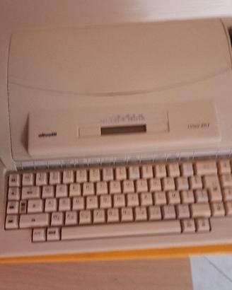 macchina da scrivere elettronica olivetti 